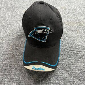 Carolina Panthers Reebok Baseball Cap Hat Black Adjustable NFL‎ Football